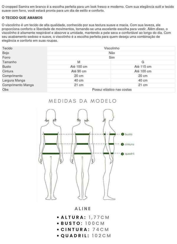 Closet Rc - Cropped Samira Branco 3