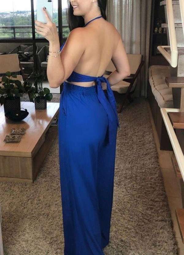 Closet Rc - Calça Pantalona Azul 2