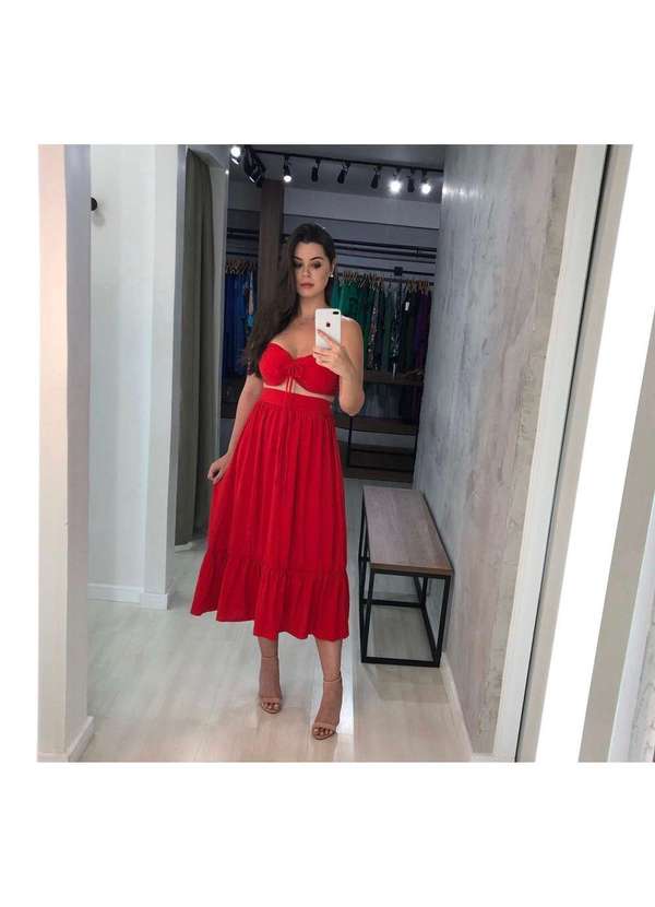 Closet Rc - Conjunto Maria Eduarda Vermelho