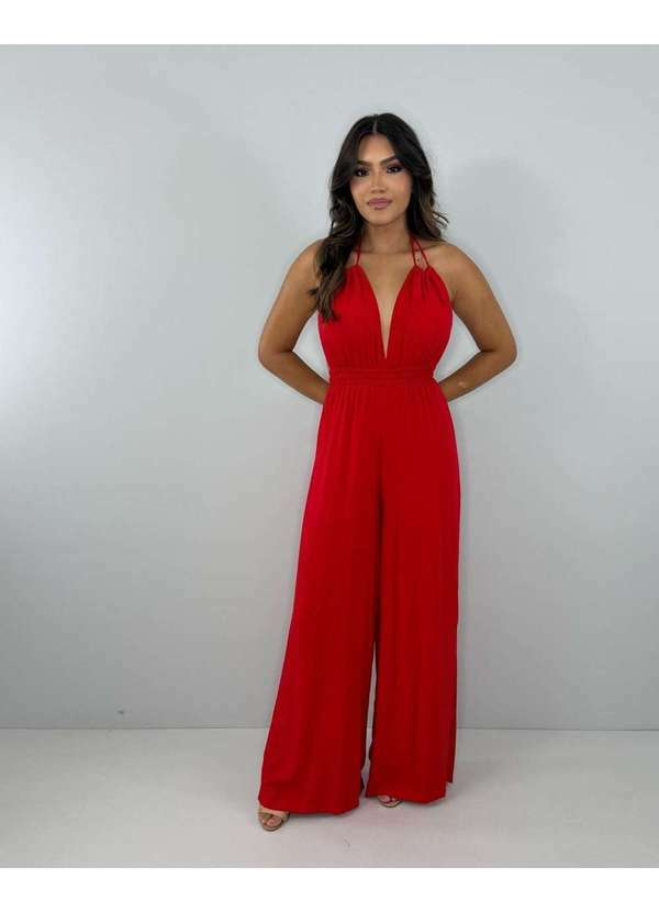 Closet Rc - Macacão Carla Vermelho