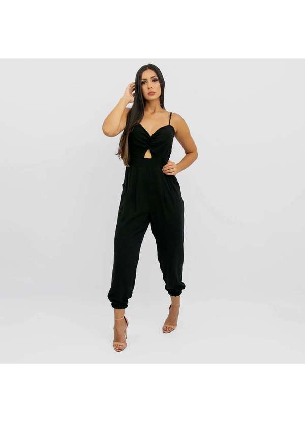 Closet Rc - Macacão Cristina Preto 4