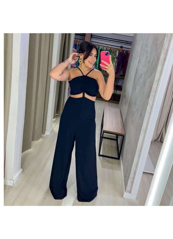 Closet Rc - Macacão Helena Preto