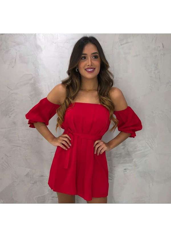 Closet Rc - Macaquinho Izabela Vermelho