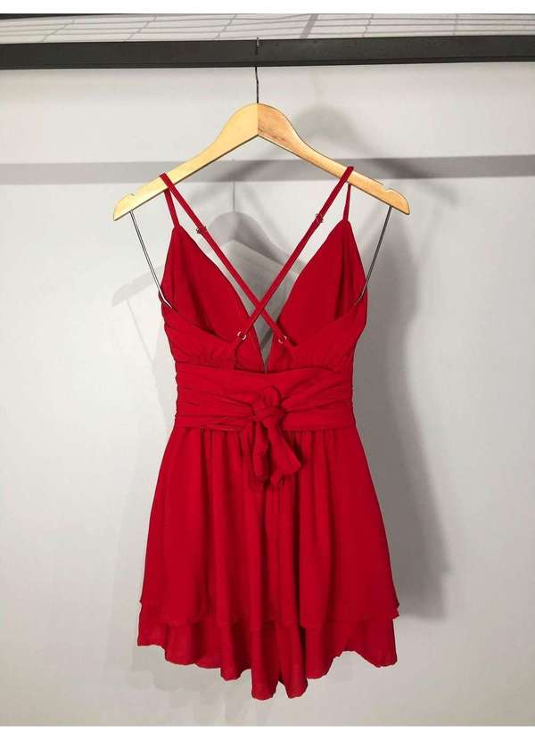 Closet Rc - Macaquinho Juliette Vermelho 4