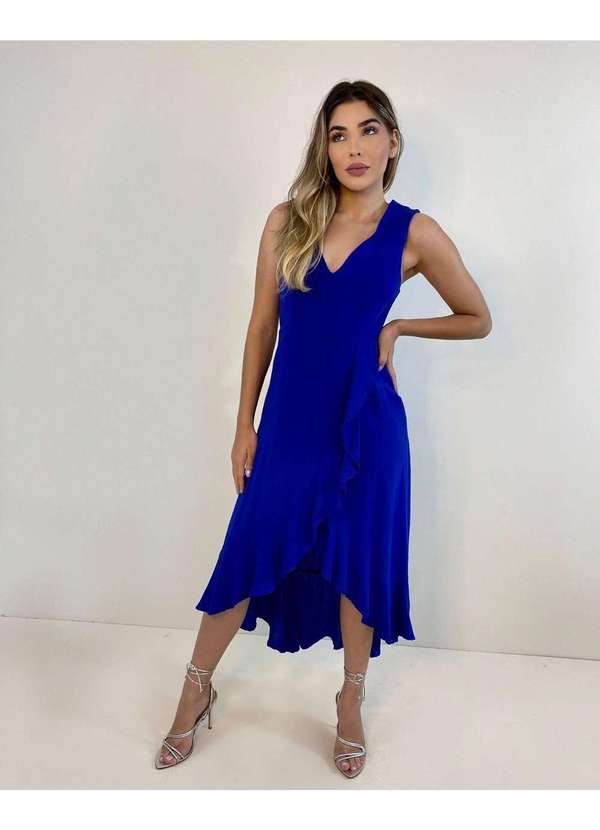 Closet Rc - Vestido Alessandra Azul 5