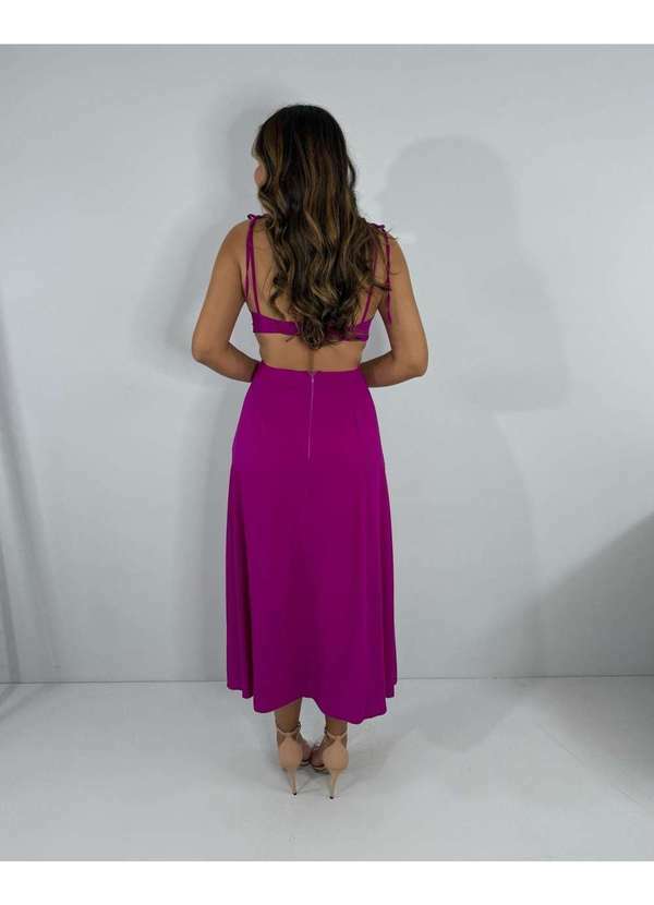 Closet Rc - Vestido Amarilis Rosa 7