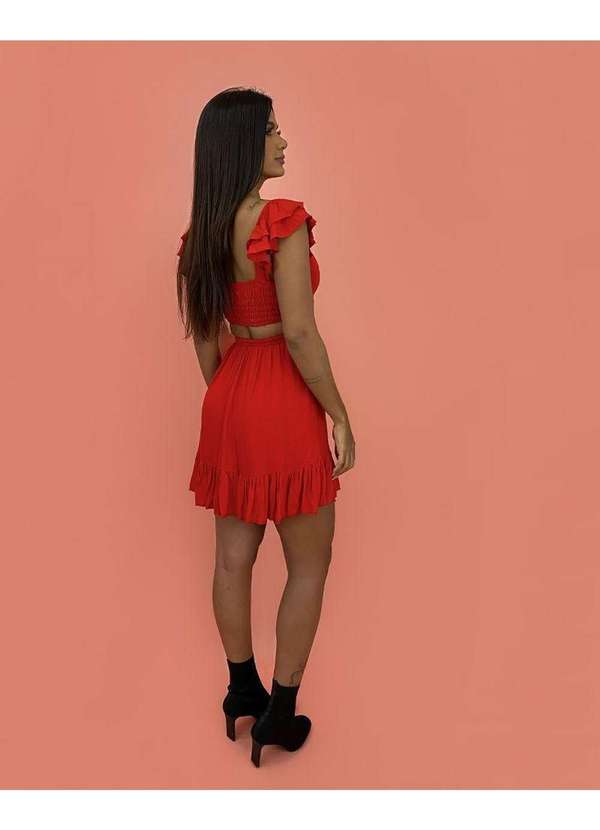 Closet Rc - Vestido Andréia Vermelho 4