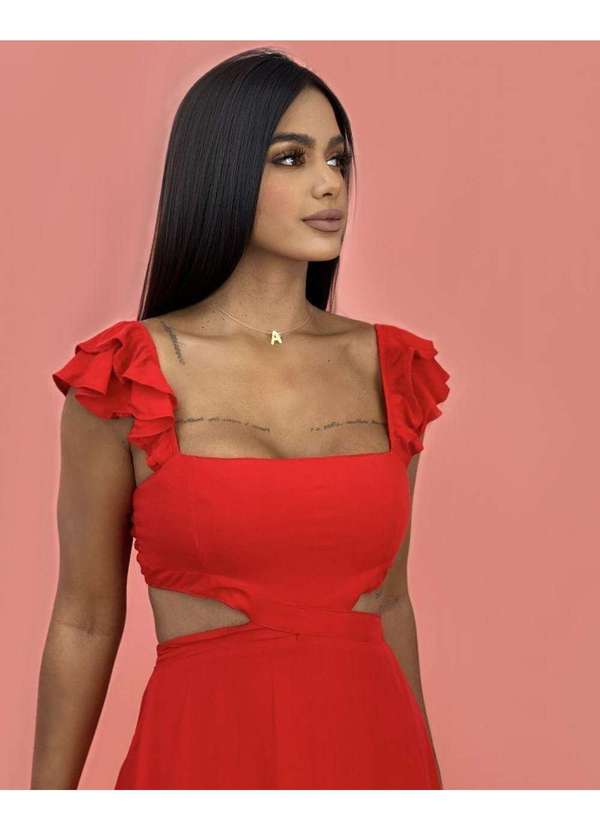 Closet Rc - Vestido Andréia Vermelho 5