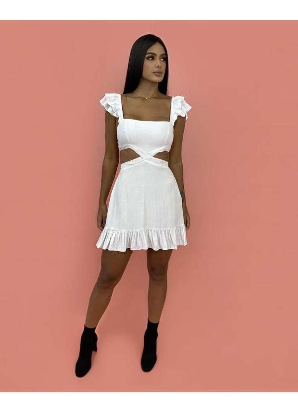 Closet Rc - Vestido Andréia Branco
