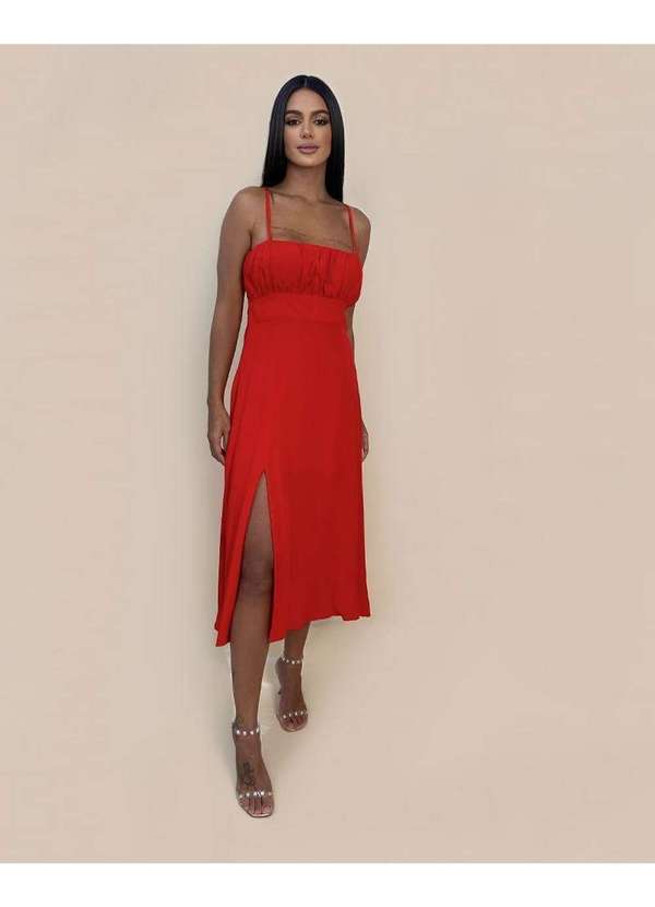 Closet Rc - Vestido Ângela Vermelho
