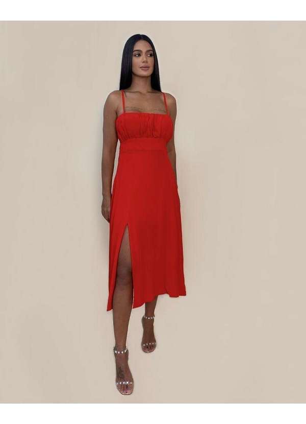 Closet Rc - Vestido Ângela Vermelho 2