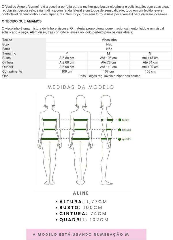 Closet Rc - Vestido Ângela Vermelho 3