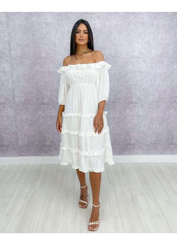 Closet Rc - Vestido Angélica Branco 2