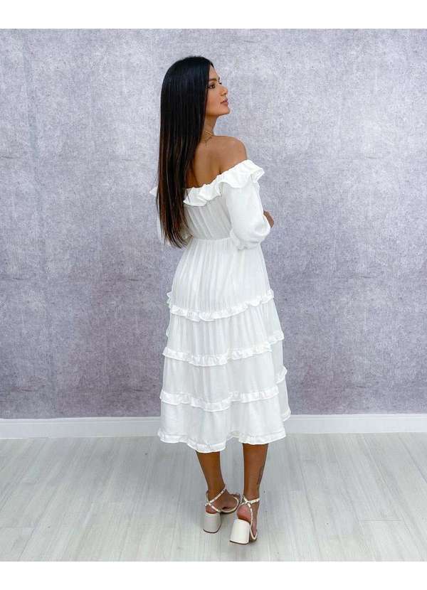 Closet Rc - Vestido Angélica Branco 3