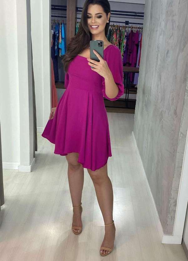 Closet Rc - Vestido Anne Rosa