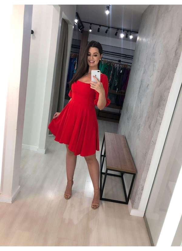 Closet Rc - Vestido Anne Vermelho