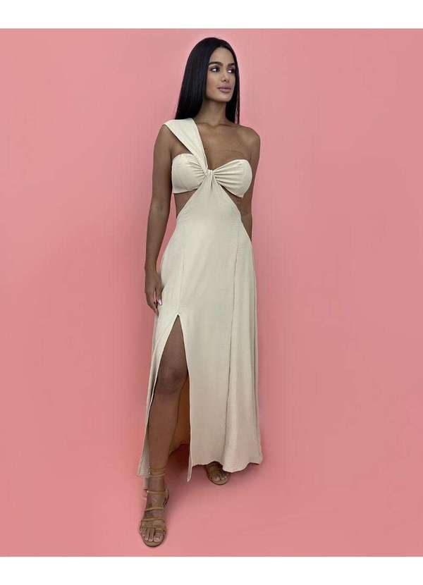 Closet Rc - Vestido Antonela Nude 2