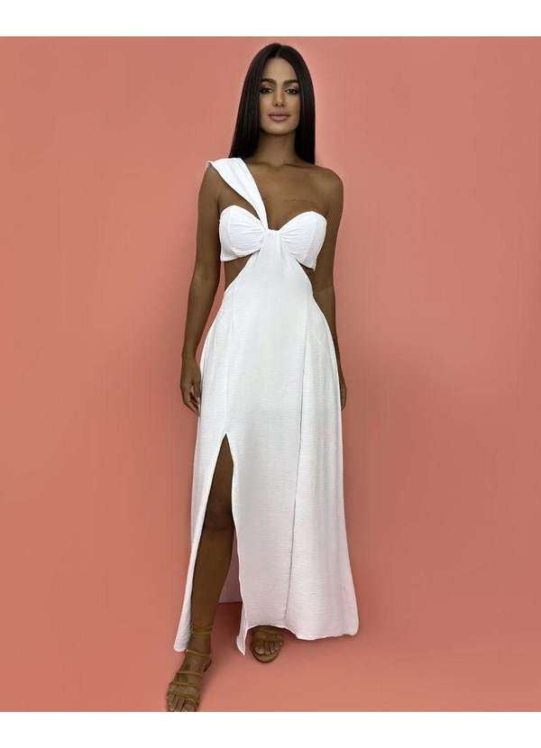 Closet Rc - Vestido Antonela Branco
