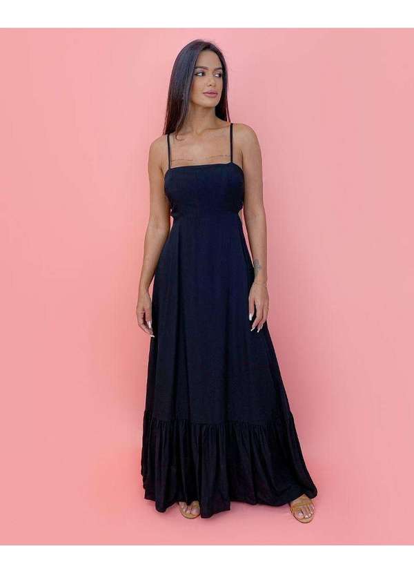 Closet Rc - Vestido Ariel Preto