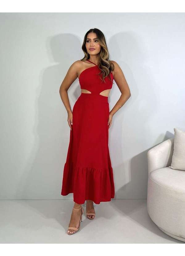 Closet Rc - Vestido Aurora Vermelho 4