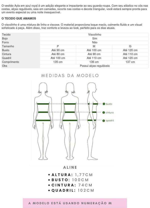 Closet Rc - Vestido Ayla Azul 2