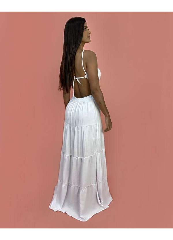 Closet Rc - Vestido Ayla Branco 2