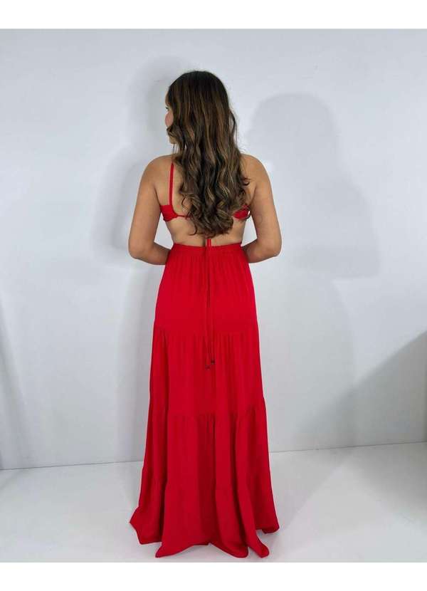 Closet Rc - Vestido Ayla Vermelho 4