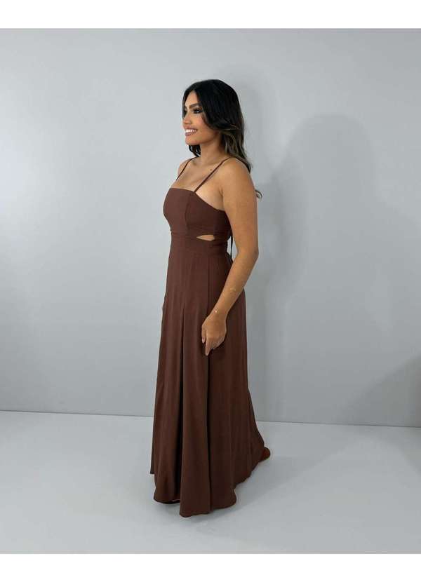 Closet Rc - Vestido Babi Marrom 3