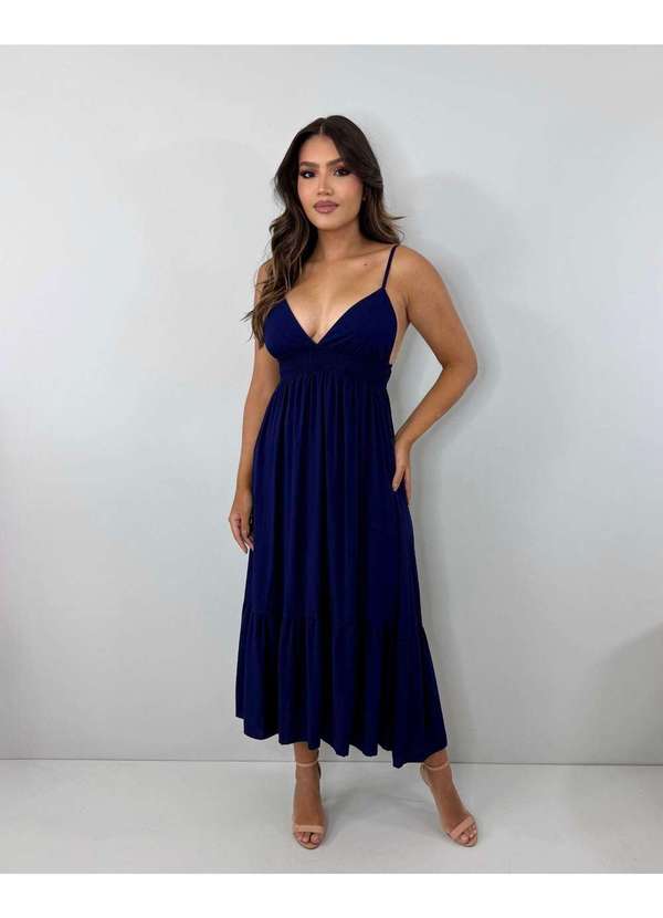 Closet Rc - Vestido Beatriz Azul 4