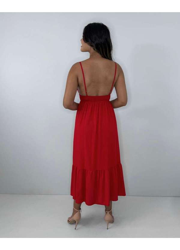 Closet Rc - Vestido Beatriz Vermelho 5