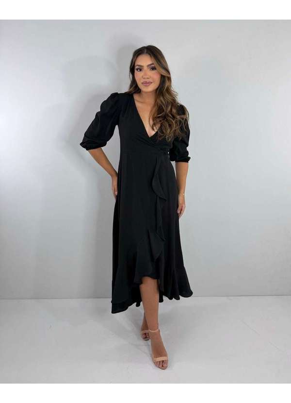 Closet Rc - Vestido Berenice Preto
