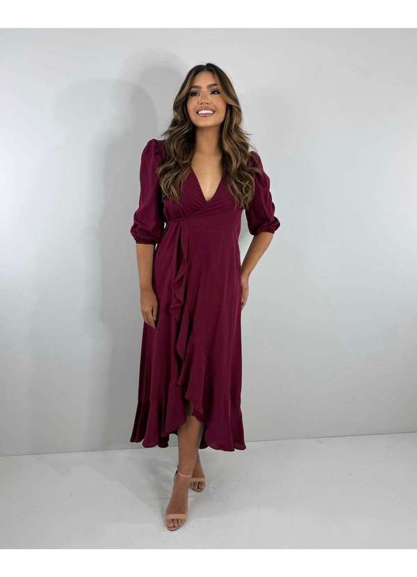 Closet Rc - Vestido Berenice Vermelho 4