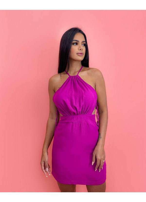 Closet Rc - Vestido Bianca Rosa