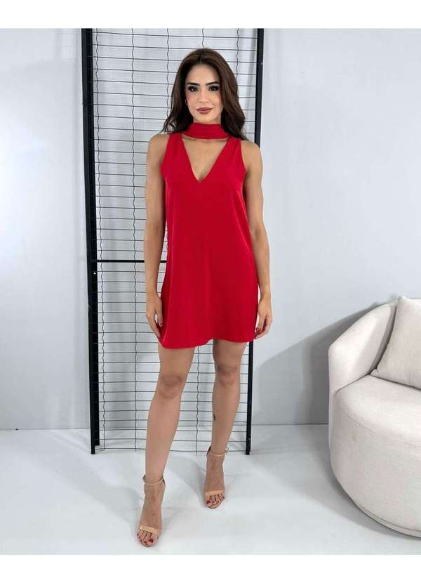Closet Rc - Vestido Cássia Vermelho 2