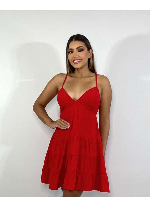 Closet Rc - Vestido Chloe Vermelho