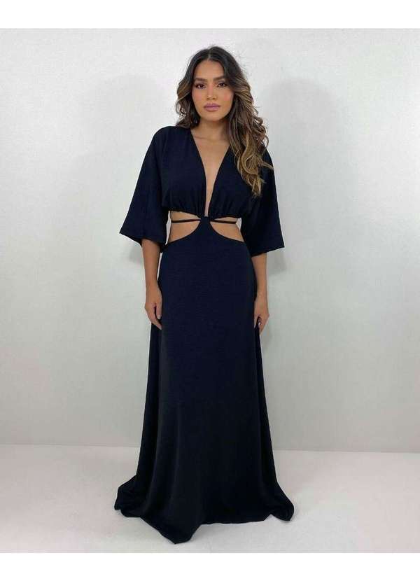 Closet Rc - Vestido Cibele Preto