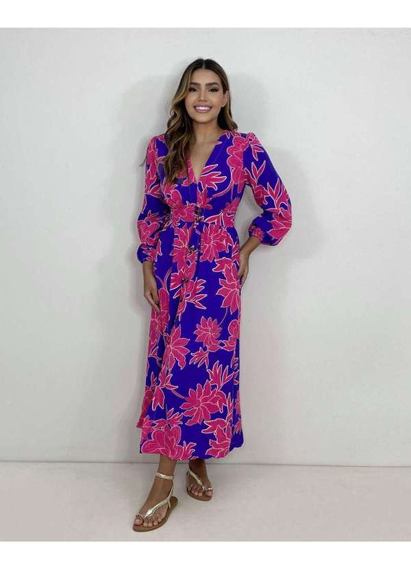 Closet Rc - Vestido Clara Multicores