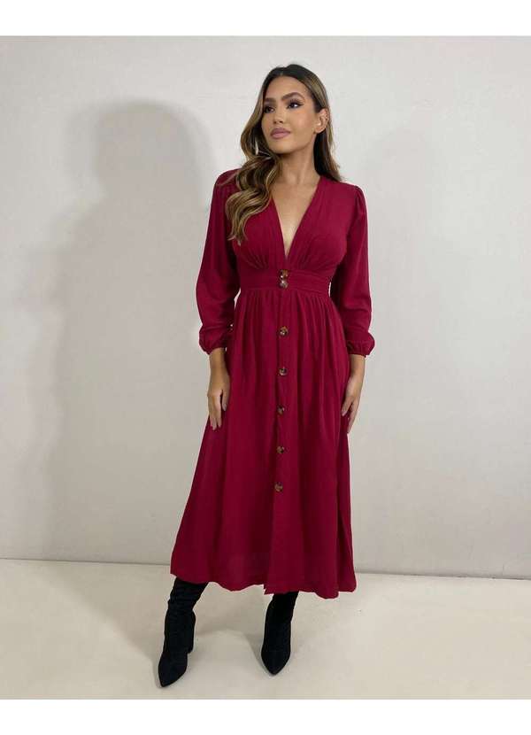 Closet Rc - Vestido Clara Vermelho 2