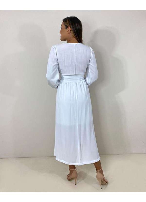 Closet Rc - Vestido Clara Branco 6
