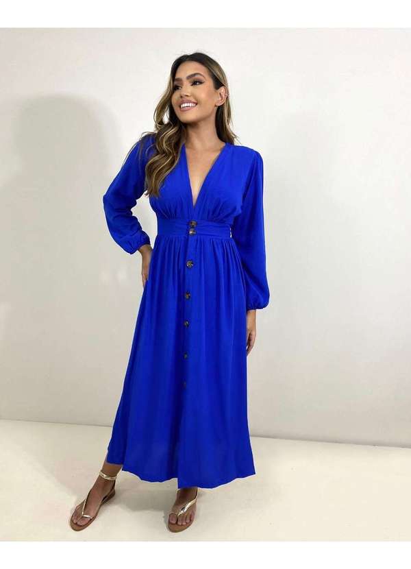 Closet Rc - Vestido Clara Azul