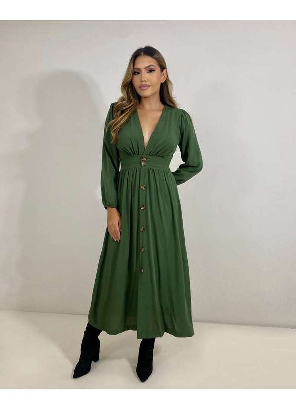 Closet Rc - Vestido Clara Verde