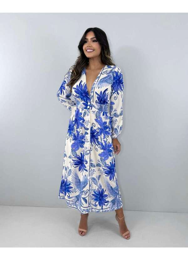 Closet Rc - Vestido Clara Multicores