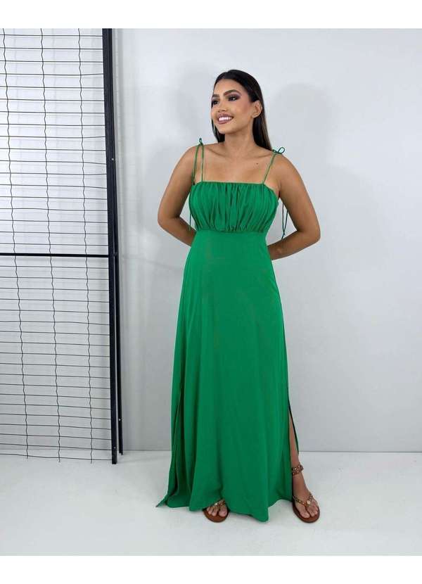 Closet Rc - Vestido Drica Longo Verde
