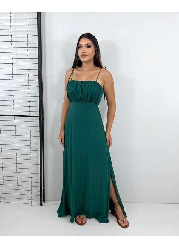 Closet Rc - Vestido Drica Longo Verde