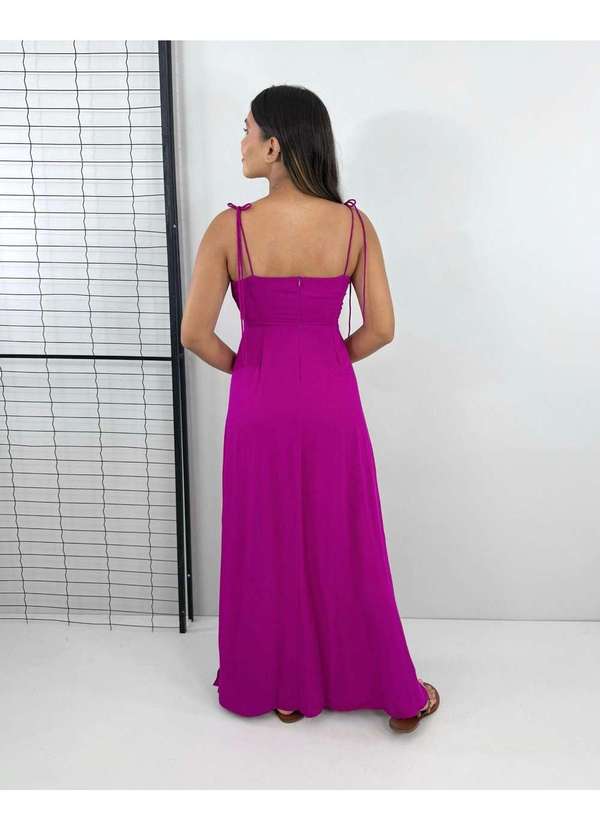 Closet Rc - Vestido Drica Longo Rosa 2
