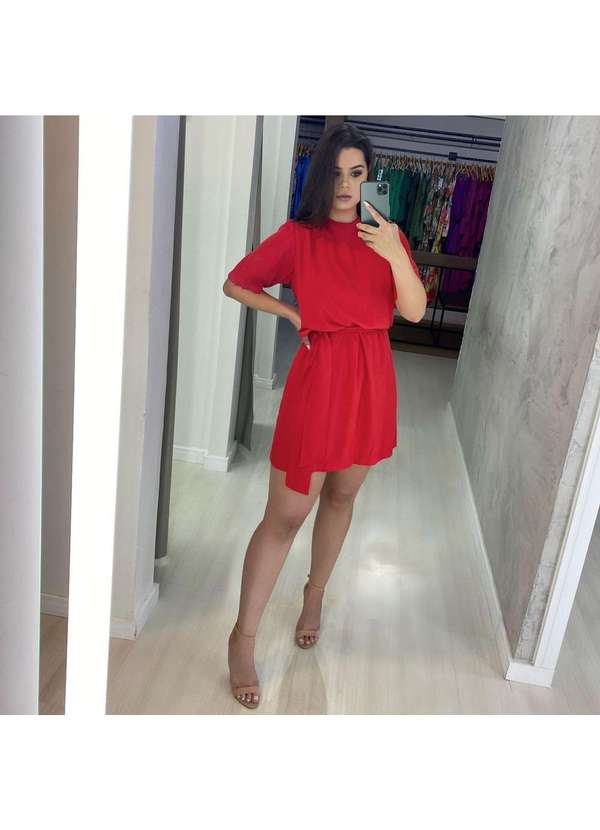 Closet Rc - Vestido Elis Vermelho