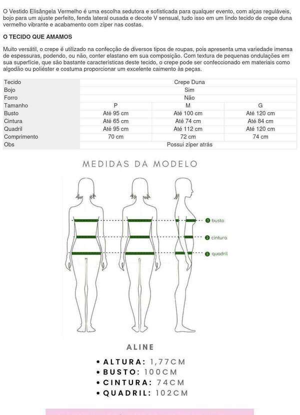 Closet Rc - Vestido Elisângela Vermelho 3