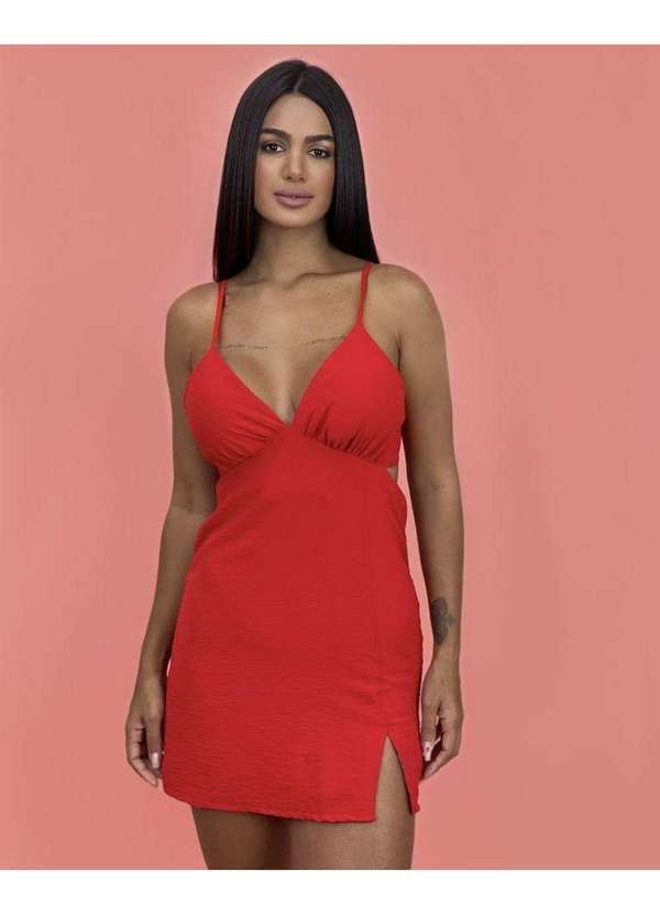 Closet Rc - Vestido Elisângela Vermelho 4