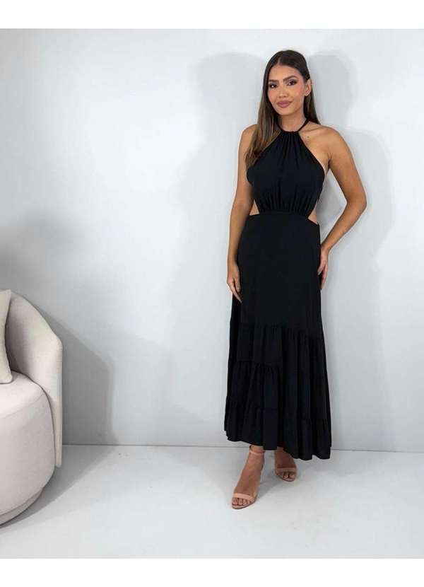 Closet Rc - Vestido Estefane Preto 4