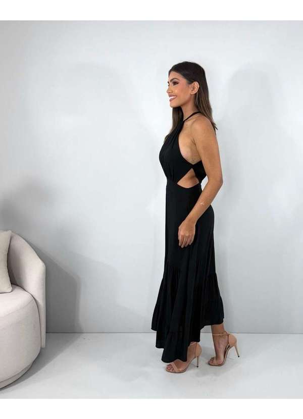 Closet Rc - Vestido Estefane Preto 6